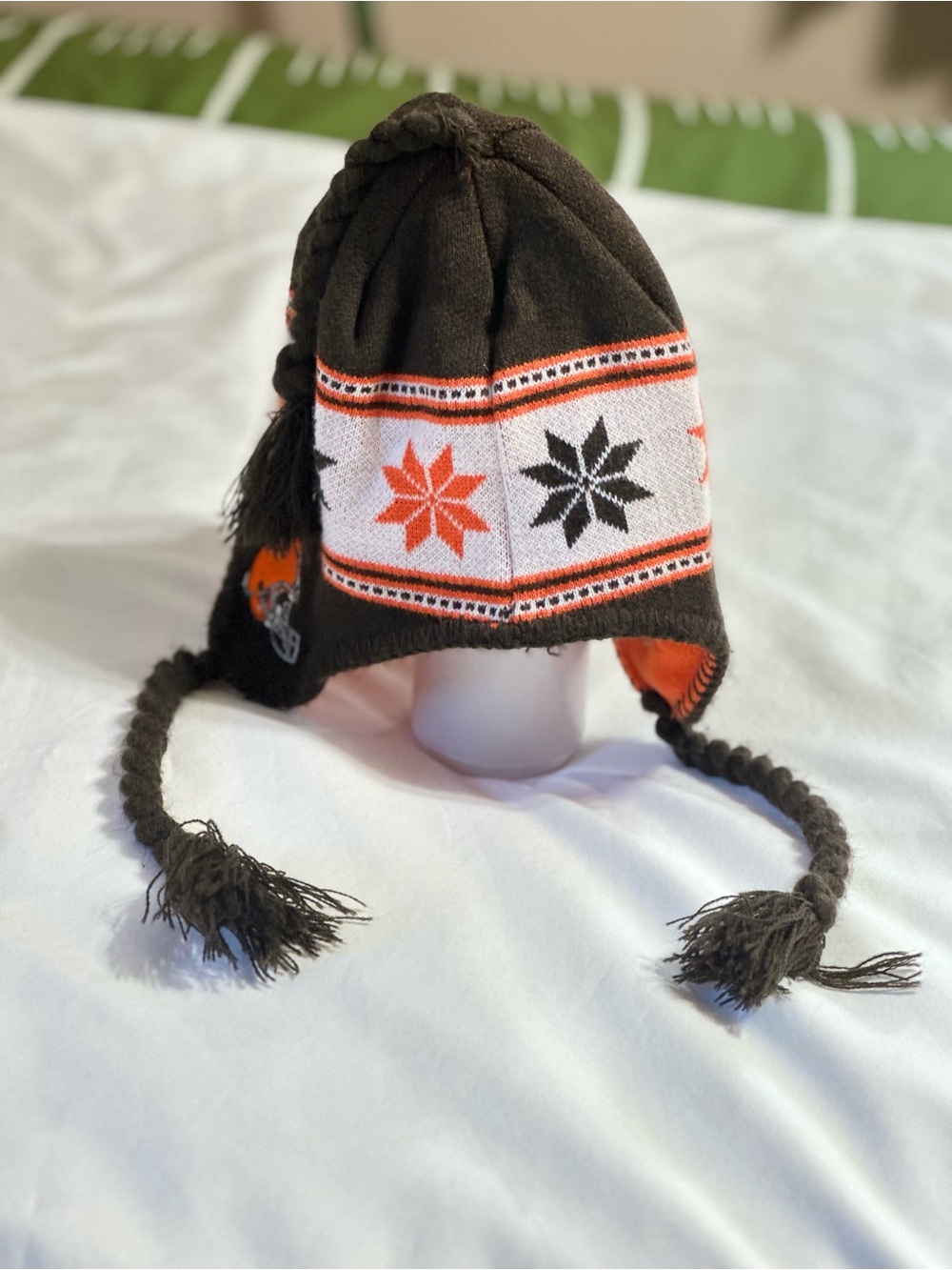 NFL Youth Cleveland Brown Knit Toboggan.